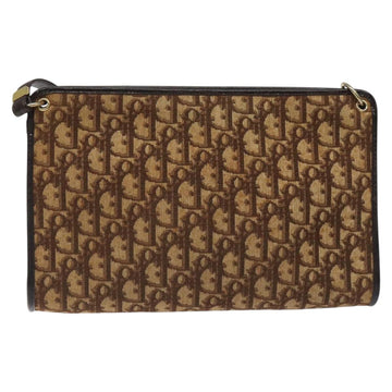 Christian Dior Trotter Canvas Shoulder Bag Brown Auth 116199 - 0