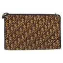 Christian Dior Trotter Canvas Shoulder Bag Brown Auth 116199-2