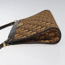 Christian Dior Trotter Canvas Shoulder Bag Brown Auth 116199-4