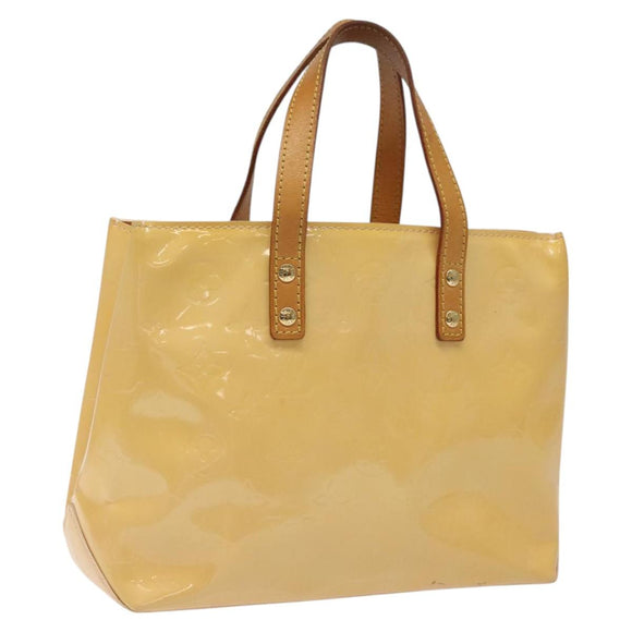 LOUIS VUITTON Monogram Vernis Reade PM Bag Marshmallow Pink M91306 Auth 116202