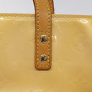 LOUIS VUITTON Monogram Vernis Reade PM Bag Marshmallow Pink M91306 Auth 116202-10