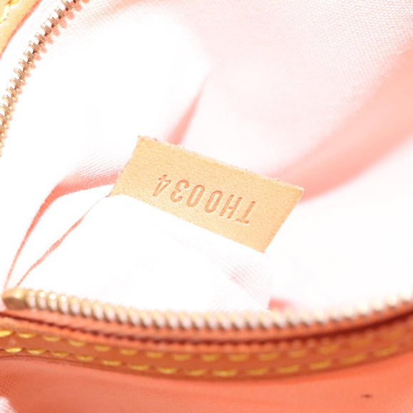 LOUIS VUITTON Monogram Vernis Reade PM Bag Marshmallow Pink M91306 Auth 116202