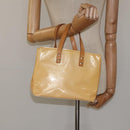LOUIS VUITTON Monogram Vernis Reade PM Bag Marshmallow Pink M91306 Auth 116202-21