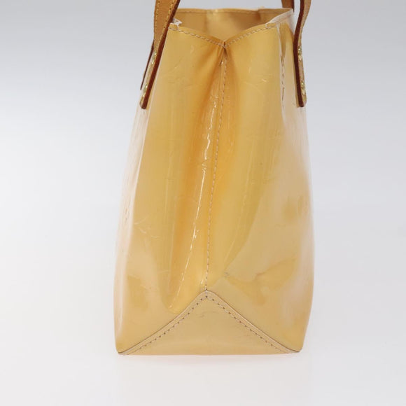 LOUIS VUITTON Monogram Vernis Reade PM Bag Marshmallow Pink M91306 Auth 116202