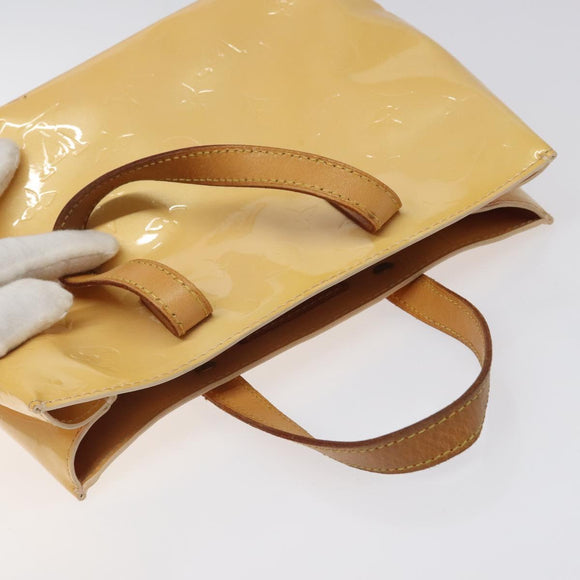 LOUIS VUITTON Monogram Vernis Reade PM Bag Marshmallow Pink M91306 Auth 116202