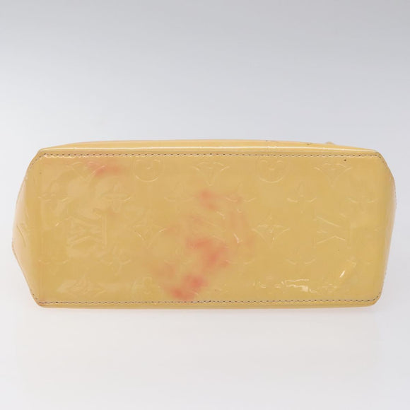 LOUIS VUITTON Monogram Vernis Reade PM Bag Marshmallow Pink M91306 Auth 116202