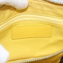 BURBERRY Nova Check Shoulder Bag Leather Yellow Auth 116203-18