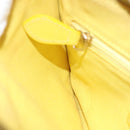 BURBERRY Nova Check Shoulder Bag Leather Yellow Auth 116203-20