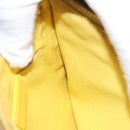 BURBERRY Nova Check Shoulder Bag Leather Yellow Auth 116203-25