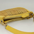 BURBERRY Nova Check Shoulder Bag Leather Yellow Auth 116203-6