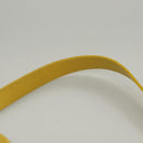 BURBERRY Nova Check Shoulder Bag Leather Yellow Auth 116203-14