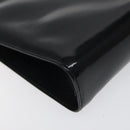 Salvatore Ferragamo Chain Shoulder Bag Patent leather Black Gold Auth 116223-11