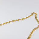 Salvatore Ferragamo Chain Shoulder Bag Patent leather Black Gold Auth 116223-14