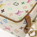 LOUIS VUITTON Monogram Multicolor Trousse Wapity Pouch White M58033 Auth 116230-10