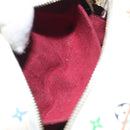 LOUIS VUITTON Monogram Multicolor Trousse Wapity Pouch White M58033 Auth 116230-18