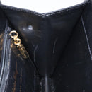 Salvatore Ferragamo Hand Bag Leather Black Gold Auth 116237-19