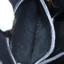 Salvatore Ferragamo Hand Bag Leather Black Gold Auth 116237-10