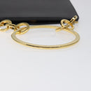 Salvatore Ferragamo Hand Bag Leather Black Gold Auth 116237-7