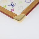 LOUIS VUITTON Monogram Multicolor Pochette Cles Purse White M92655 Auth 116241AM-16