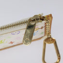 LOUIS VUITTON Monogram Multicolor Pochette Cles Purse White M92655 Auth 116241AM-8
