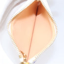 LOUIS VUITTON Monogram Multicolor Pochette Cles Purse White M92655 Auth 116241AM-10