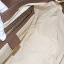 GUCCI GG Supreme Shoulder Bag PVC Beige Gold 336748 Auth 116246-18