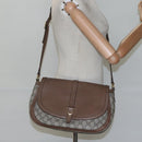 GUCCI GG Supreme Shoulder Bag PVC Beige Gold 336748 Auth 116246-20