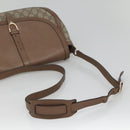 GUCCI GG Supreme Shoulder Bag PVC Beige Gold 336748 Auth 116246-7