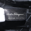 Salvatore Ferragamo Tote Bag Leather White Silver Auth 116250V-12