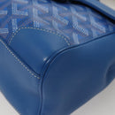 GOYARD Herringbone Saigon Hand Bag PVC Blue Auth 116256SM-14