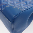 GOYARD Herringbone Saigon Hand Bag PVC Blue Auth 116256SM-16