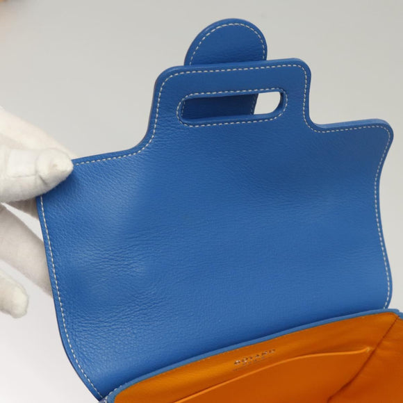 GOYARD Herringbone Saigon Hand Bag PVC Blue Auth 116256SM