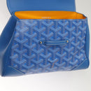 GOYARD Herringbone Saigon Hand Bag PVC Blue Auth 116256SM-19