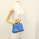 GOYARD Herringbone Saigon Hand Bag PVC Blue Auth 116256SM-26