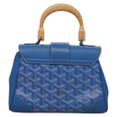 GOYARD Herringbone Saigon Hand Bag PVC Blue Auth 116256SM-2