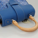 GOYARD Herringbone Saigon Hand Bag PVC Blue Auth 116256SM-6
