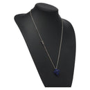 LOUIS VUITTON Collier Vivienne Necklace metal Navy MP3194 LV Auth 116260-1