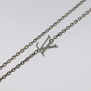 LOUIS VUITTON Collier Vivienne Necklace metal Navy MP3194 LV Auth 116260-12