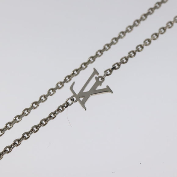 LOUIS VUITTON Collier Vivienne Necklace metal Navy MP3194 LV Auth 116260