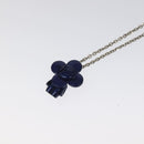LOUIS VUITTON Collier Vivienne Necklace metal Navy MP3194 LV Auth 116260-3