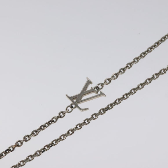 LOUIS VUITTON Collier Vivienne Necklace metal Navy MP3194 LV Auth 116260