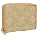 LOUIS VUITTON Monogram Laminated Jacquard Zippy Coin Purse M82483 Auth 116266SM-1