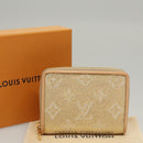LOUIS VUITTON Monogram Laminated Jacquard Zippy Coin Purse M82483 Auth 116266SM-12
