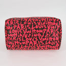 LOUIS VUITTON Monogram Graffiti Speedy 30 Bag Orange M93705 LV Auth 116267M-5