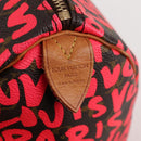 LOUIS VUITTON Monogram Graffiti Speedy 30 Bag Orange M93705 LV Auth 116267AM-19