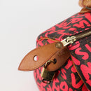 LOUIS VUITTON Monogram Graffiti Speedy 30 Bag Orange M93705 LV Auth 116267AM-21