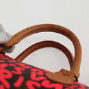LOUIS VUITTON Monogram Graffiti Speedy 30 Bag Orange M93705 LV Auth 116267M-15