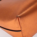 GUCCI Hand Bag Leather Bronze 580840 Auth 116280-16