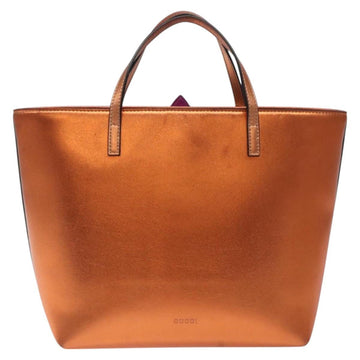 GUCCI Hand Bag Leather Bronze 580840 Auth 116280 - 0