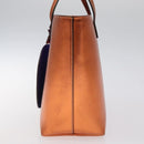 GUCCI Hand Bag Leather Bronze 580840 Auth 116280-4
